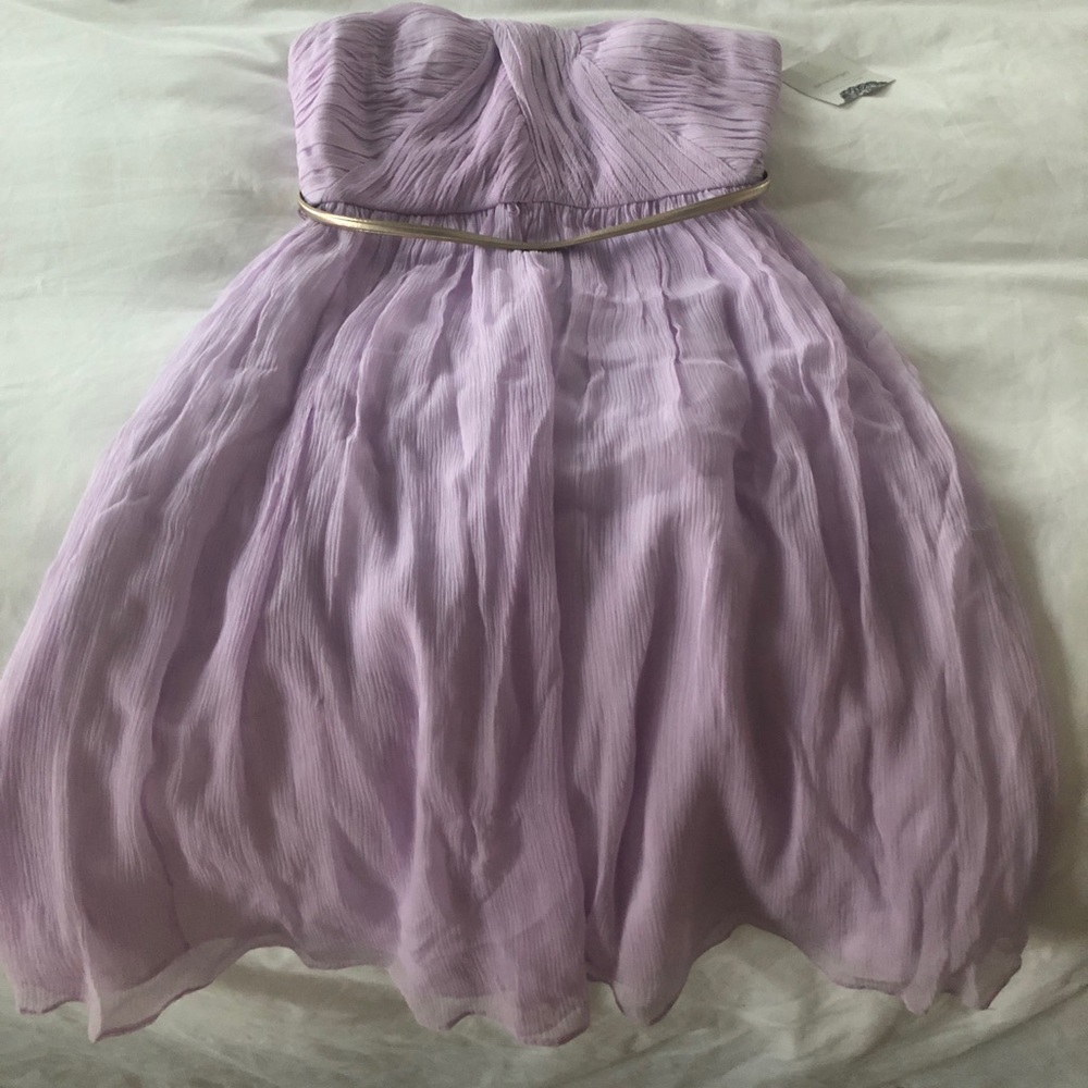 Donna Morgan Purple Silky Lined Dress